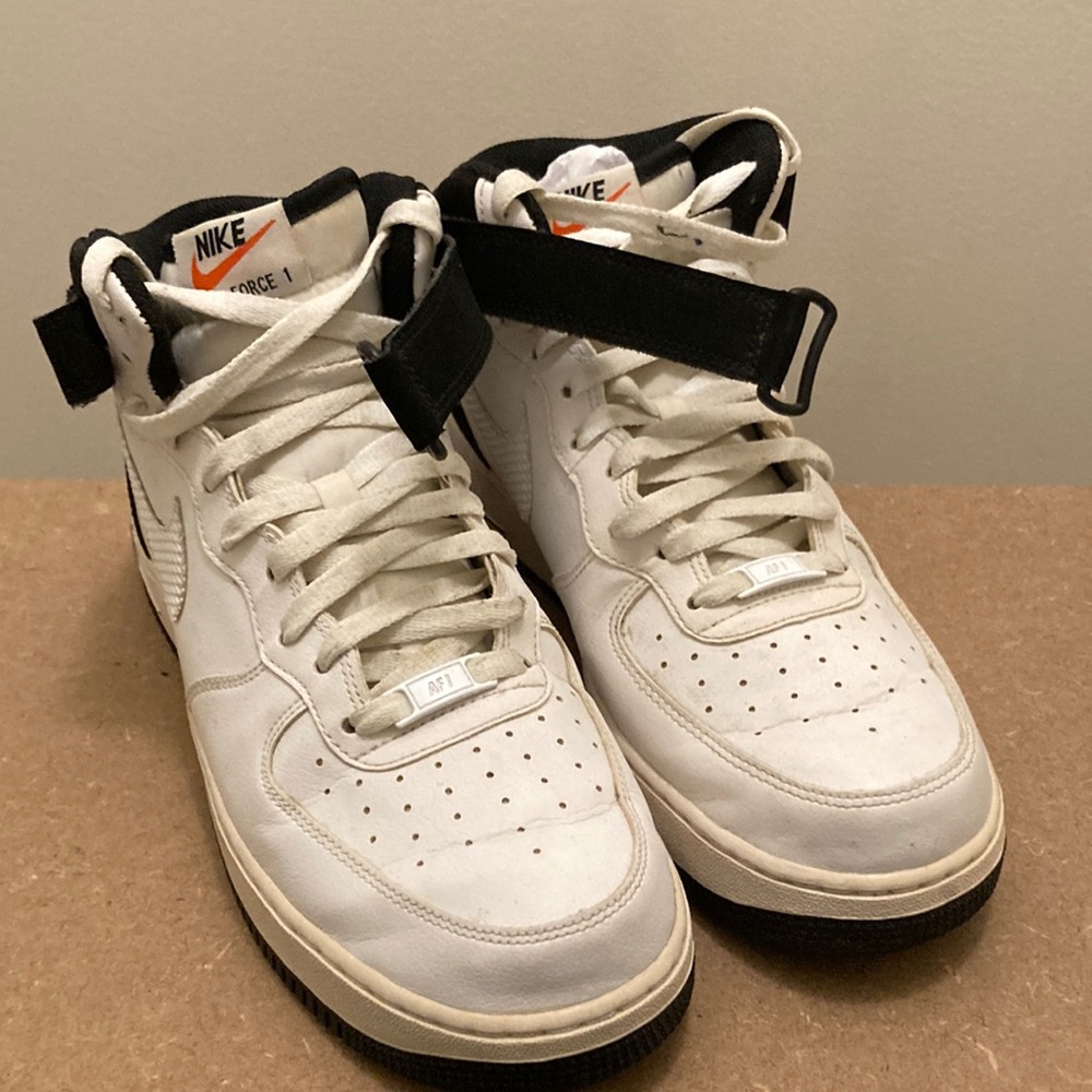 Nike Air Force One Mid (Black Heels 2014)